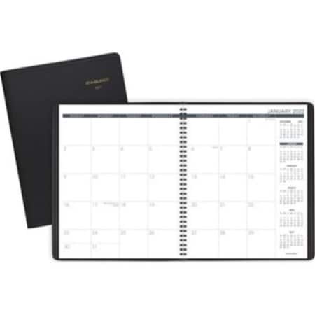 ACCO Large Monthly Planner, Black